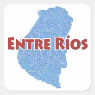 Adesivo Quadrado Entre Ríos