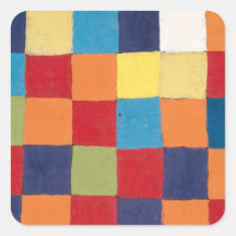 ENVELOPE SEAL STICKER : PAUL KLEE : COR CHART