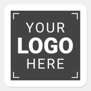 Adesivo Quadrado Envie Seu Logotipo