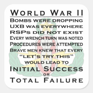 Adesivo Quadrado EOD Master WII