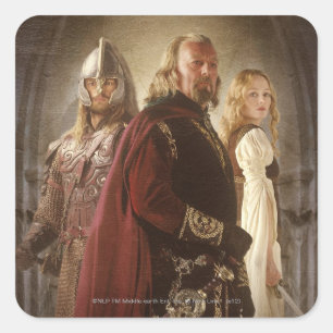 Adesivo Quadrado Eowyn e Theoden