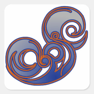 Adesivo Quadrado Epic 'Blue'