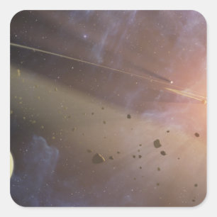 Adesivo Quadrado Épsilon Eridani do sistema planetário