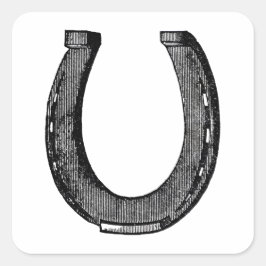 Adesivo Quadrado Equestre Equestre Elegante