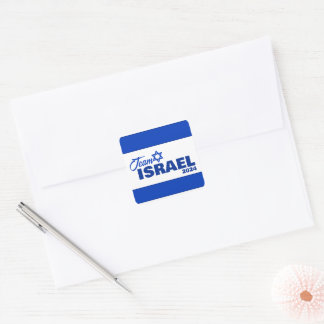 Adesivo Quadrado Equipe Israel -