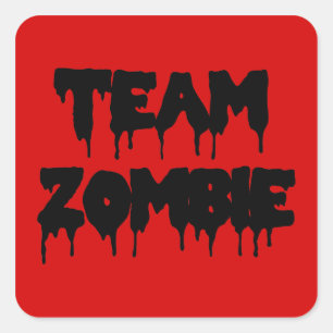 Adesivo Quadrado Equipe Zumbi