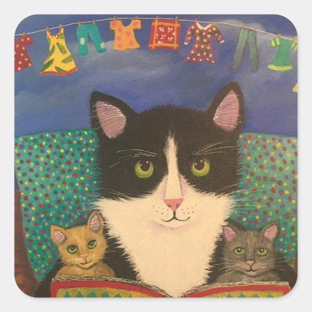 Adesivo Quadrado Era Uma Vez (Frente)