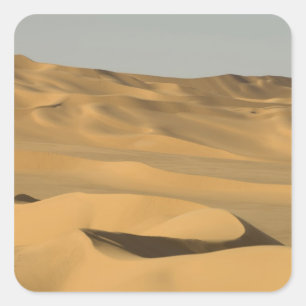 Adesivo Quadrado Erg Awbari, deserto do Saara, Fezzan, Líbia.