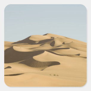 Adesivo Quadrado Erg Awbari, deserto do Sara, Fezzan, Líbia. 4