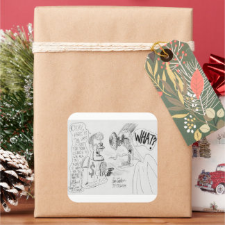 Adesivo Quadrado Erica Crooks Comics : Game Show scam