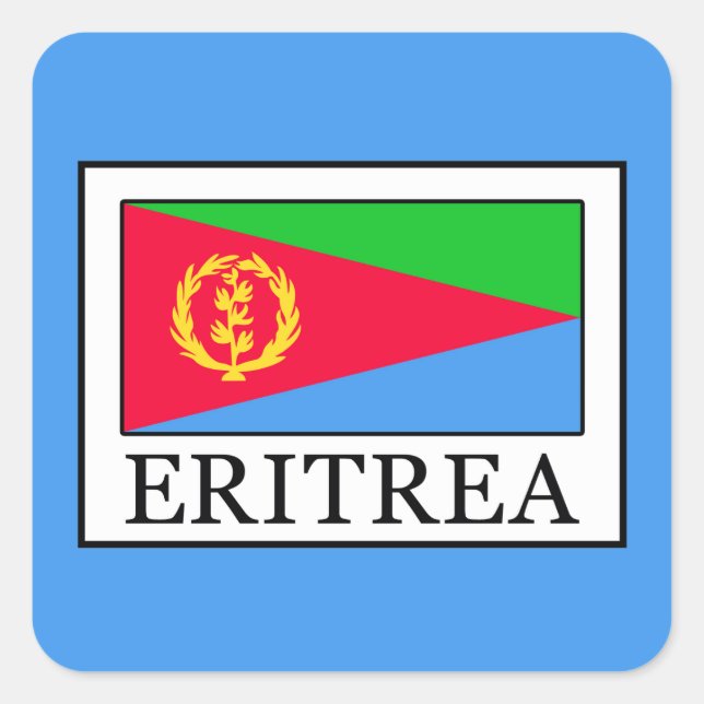 Adesivo Quadrado Eritreia (Frente)