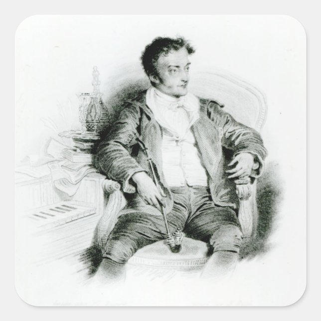 Adesivo Quadrado Ernst Theodor Amadeus Hoffmann (Frente)