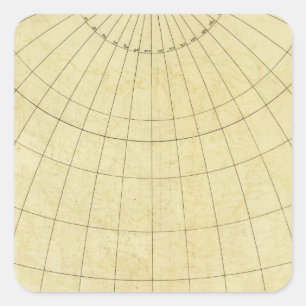 Adesivo Quadrado Esboço de Ásia