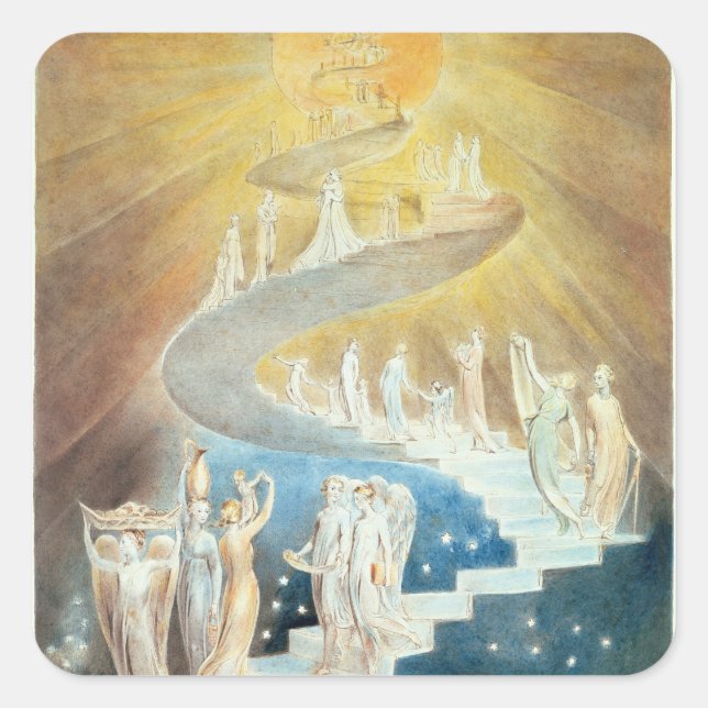 Adesivo Quadrado Escada de Jacob (Frente)