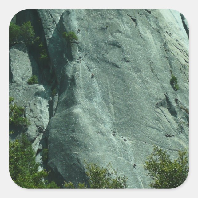 Adesivo Quadrado Escaladores em El Capitan (Frente)
