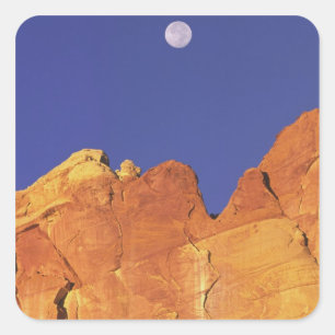 Adesivo Quadrado Escarpo de Sandstone Capitol Reef Nacional