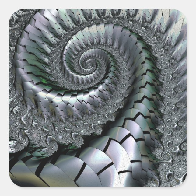 Adesivo Quadrado Escheresque (Frente)