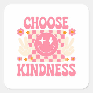 Adesivo Quadrado Escolha gentileza - Inspiração Floral (2)