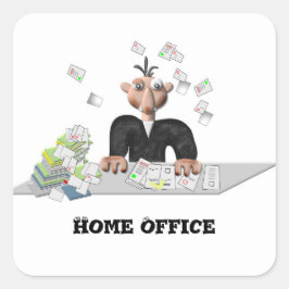 Adesivo Quadrado Escritório doméstico, personalizado