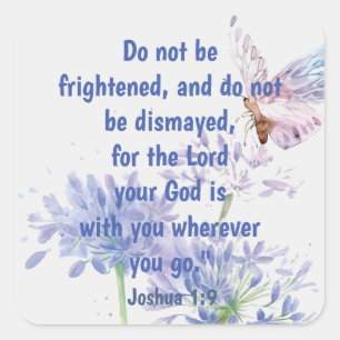 Adesivo Quadrado Escritura, Inspiração, Dragonfly Clássica