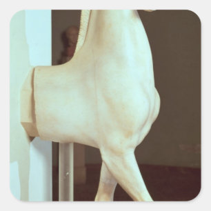 Adesivo Quadrado Escultura de um cavalo, c.500 BC