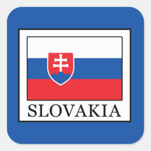 Adesivo Quadrado Eslováquia