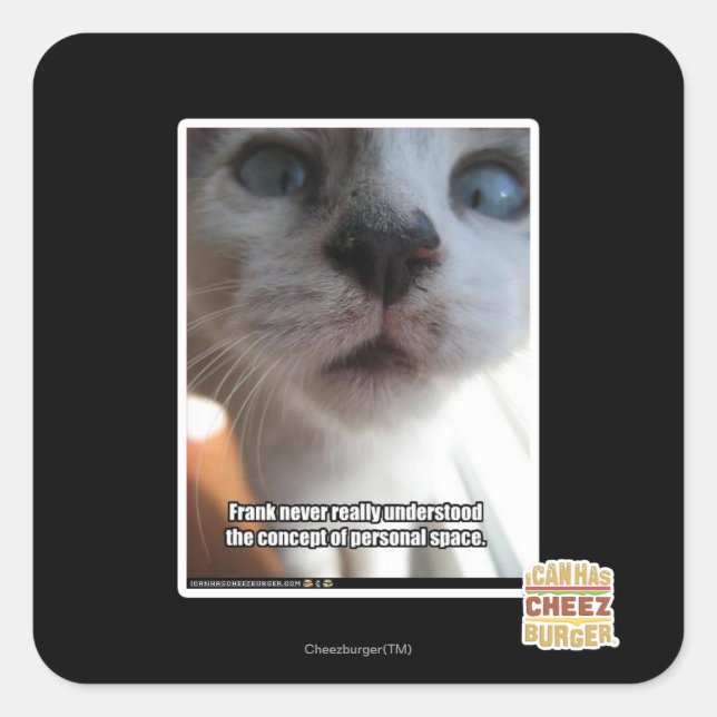 Adesivo Quadrado Espaço pessoal (Frente)