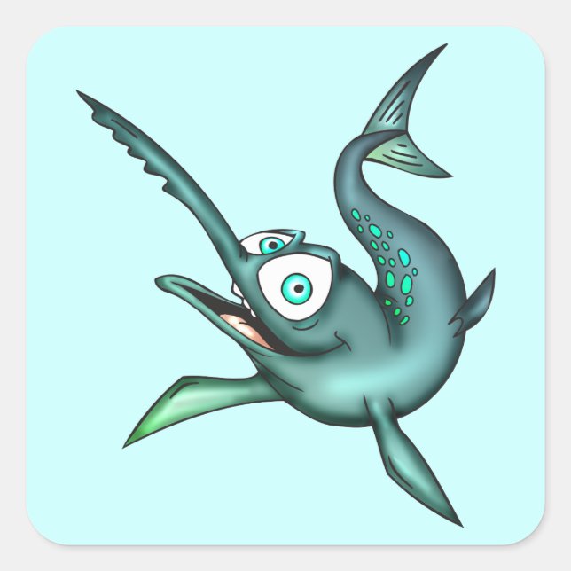 Adesivo Quadrado Espadarte (Frente)