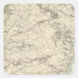 Adesivo Quadrado Espanha e Portugal 16