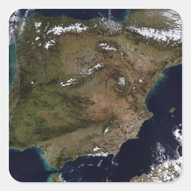 Adesivo Quadrado Espanha e Portugal 2 (Frente)