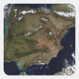 Adesivo Quadrado Espanha e Portugal 2