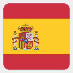 Adesivo Quadrado Espanha (espanhol)