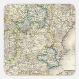 Adesivo Quadrado Espanha, Portugal 5