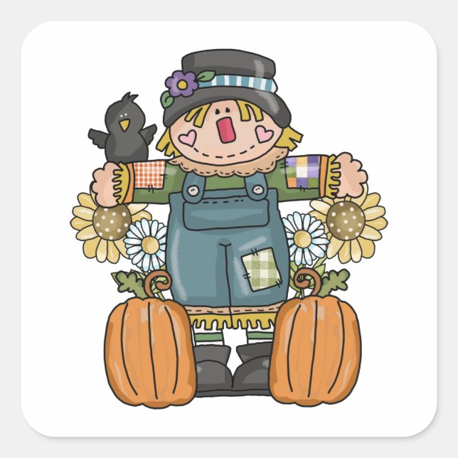 Adesivo Quadrado Espantalho (Frente)