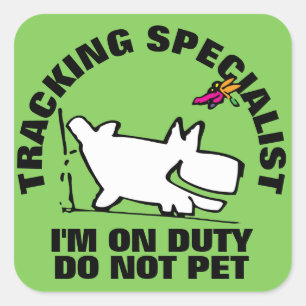 Adesivo Quadrado ESPECIALISTA DO TrACKING