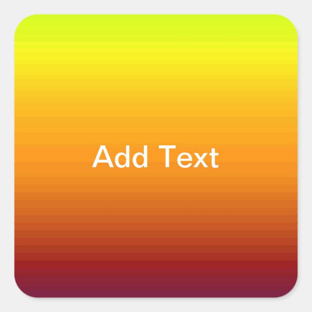 Adesivo Quadrado Espectro de Cores Horizontais -3 (Frente)