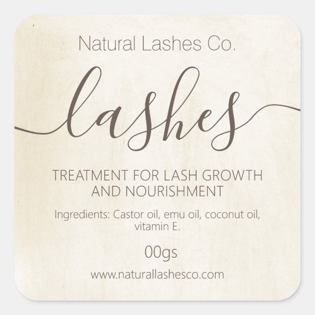 Adesivo Quadrado Espessante Da Eyelash Eyebrow Vintage Chalky (Frente)