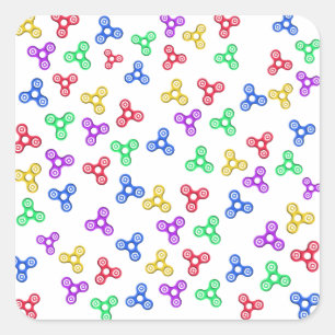 Adesivo Quadrado Espinadores do Fidget