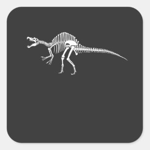 Fóssil de dinossauro de espinossauro dos desenhos animados