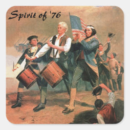 Adesivo Quadrado Espírito do Sticker 76