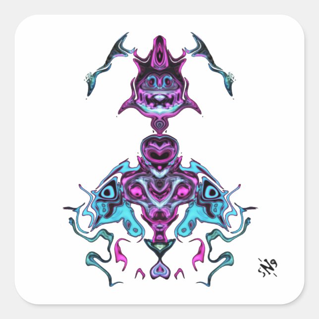 Adesivo Quadrado Espírito v1.1 (Frente)