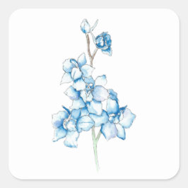 Adesivo Quadrado Espora-azul-clara