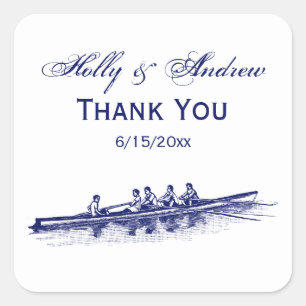 Adesivo Quadrado Esportes de água azuis da equipe do grupo dos