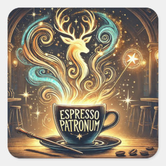 Adesivo Quadrado Espresso Patronum