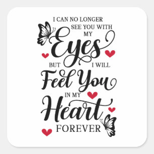 Adesivo Quadrado Esquece-me que não - Memorial Grievance