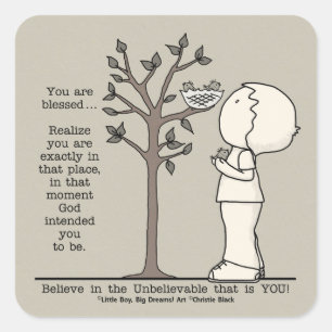 Adesivo Quadrado Esse lugar