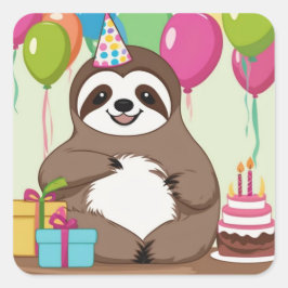 Adesivo Quadrado Esta Lama Está Pronta Para Festa!