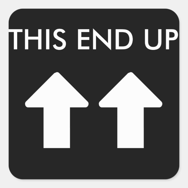 Adesivo Quadrado Esta Seta Branca Final (Frente)