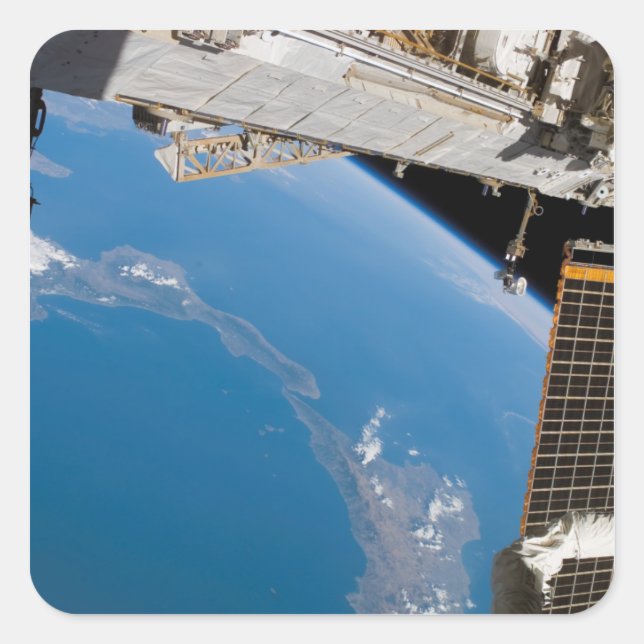 Adesivo Quadrado Estação Espacial Internacional 27 (Frente)