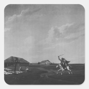 Adesivo Quadrado Estancia no rio San Pedro